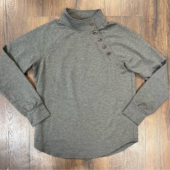 Promesa button neck sweatshirt SZ MED - Picture 1 of 4
